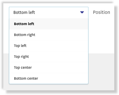 recent sale notification position