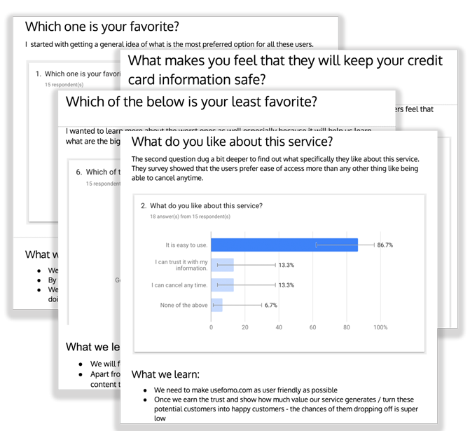 fomo beta surveys