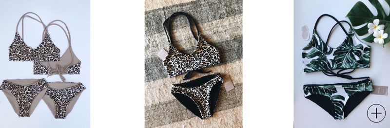 CUSTOM UPCYCLED BIKINI SET - L A G O O N DESIGNS