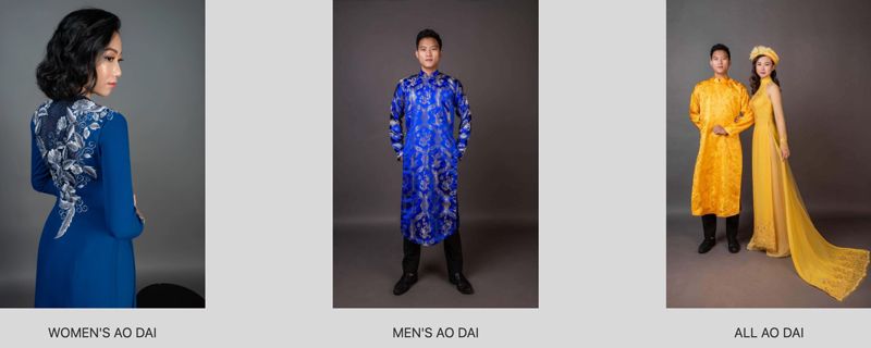 Women's ao dai dress Vietnamese traditional long dress. High quality t -  Mark&Vy Ao Dai